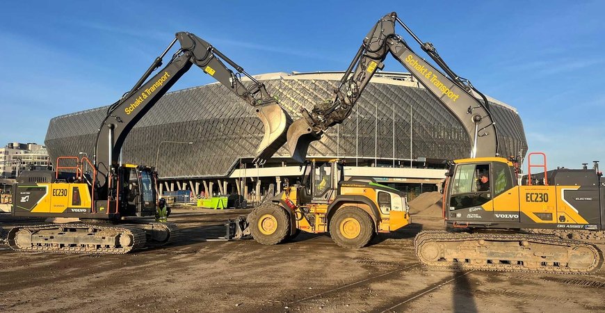 Sweden's largest fossil-free worksite advances to 50% electric operation with Volvo Construction Equipment